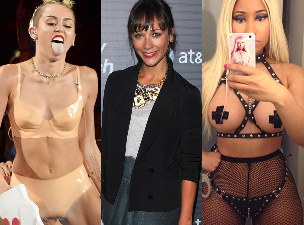 Miley Cyrus, Rashida Jones, Nicki Minaj Miley Cyrus, Rashida Jones, Nicki Minaj